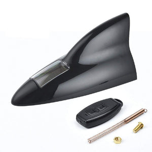 Car solar shark fin anti rear end warning light