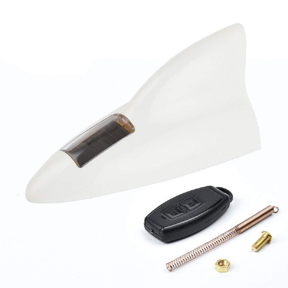 Car solar shark fin anti rear end warning light