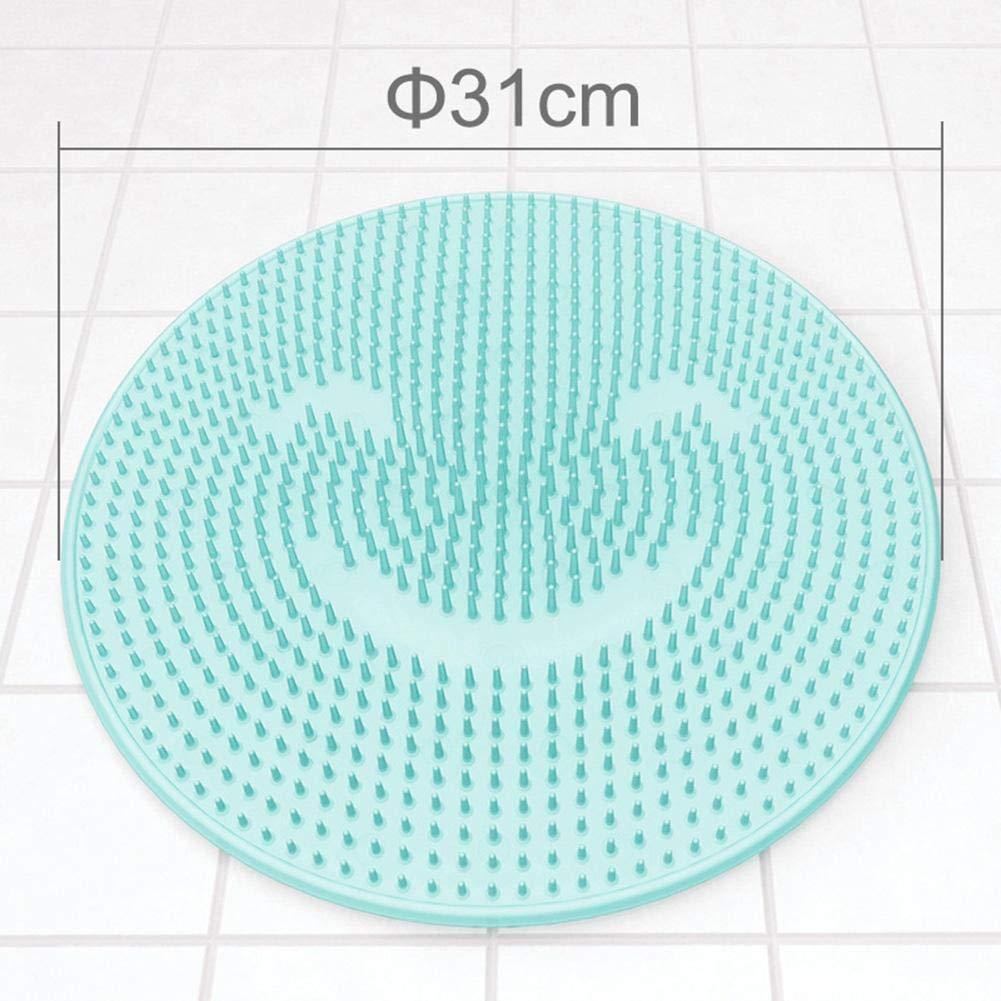 Bathroom Mat,Silicone Non-Slip Back Massage Pad,Foot to The Dead Skin Wash Brush Bathroom Suction Cup