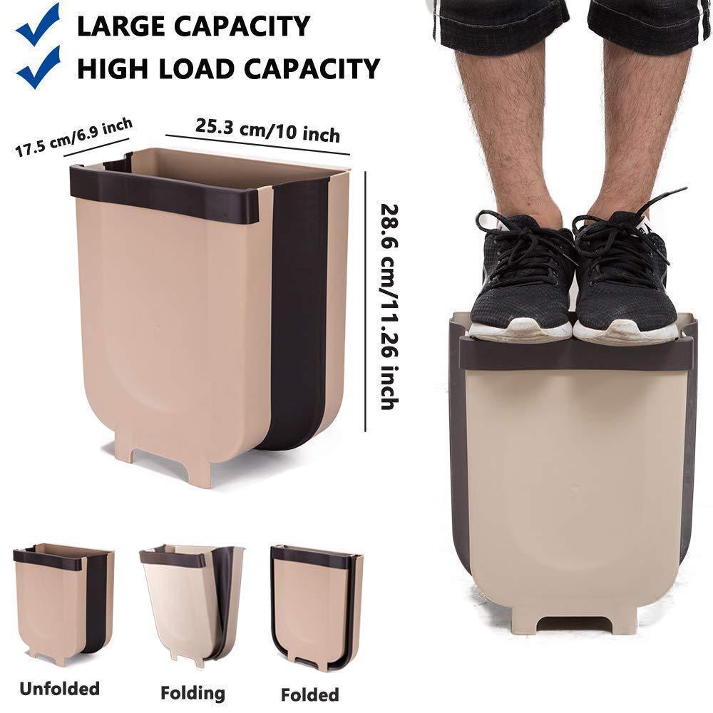 Hanging Trash Can for Kitchen Cabinet Door