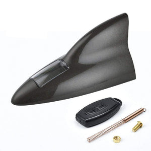 Car solar shark fin anti rear end warning light