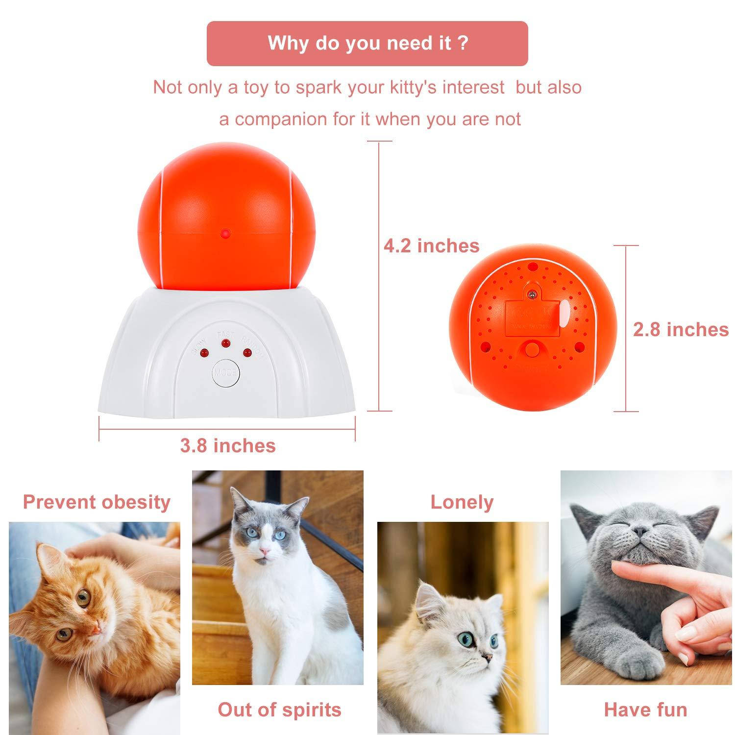 Laser LED Cat Toy Electric Ball