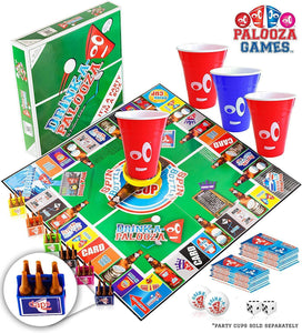 Drink-a-palooza tabletop game: combines "old-school" + "new-school"
