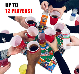 Drink-a-palooza tabletop game: combines "old-school" + "new-school"