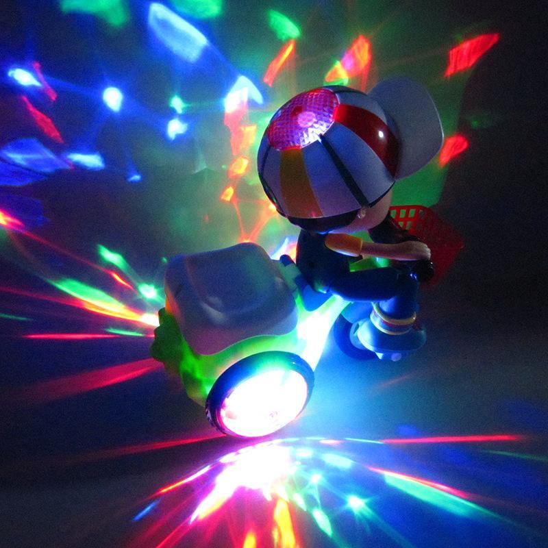 360 Degree Flip Children's Light Stunt Tricycle