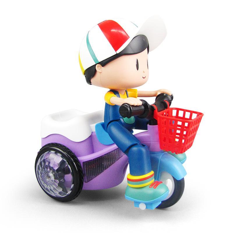 360 Degree Flip Children's Light Stunt Tricycle
