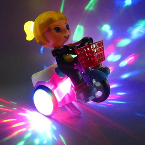360 Degree Flip Children's Light Stunt Tricycle