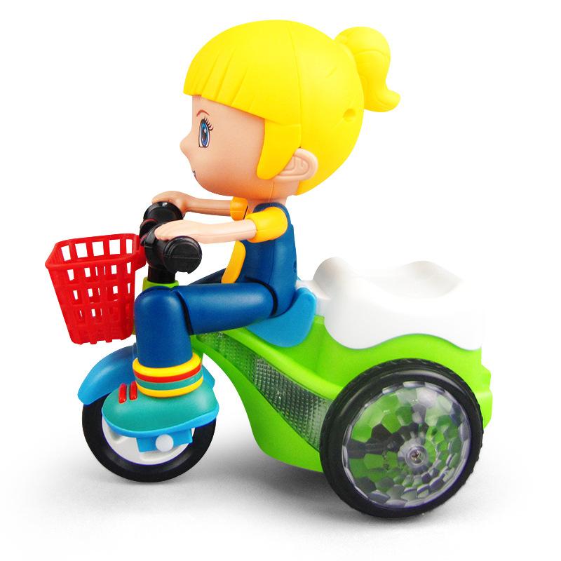 360 Degree Flip Children's Light Stunt Tricycle