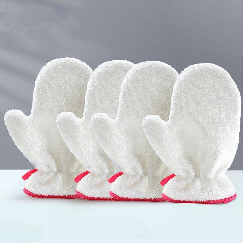 Bamboo Fiber Dishwashing Dish Cloth Gloves for Kitchen Cleaning,Thick, Heat Resistant, Waterproof