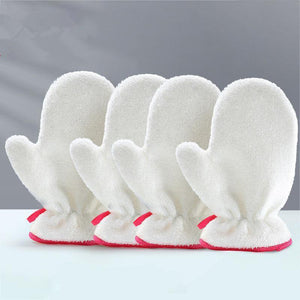 Bamboo Fiber Dishwashing Dish Cloth Gloves for Kitchen Cleaning,Thick, Heat Resistant, Waterproof